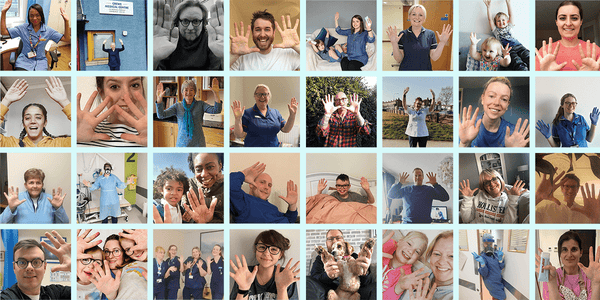 The big #HandsUpForNurses send out!